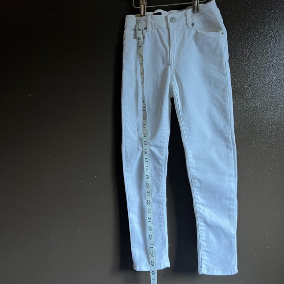 Hudson Skinny White Jeans Girls Size 8 - Picture 8 of 8